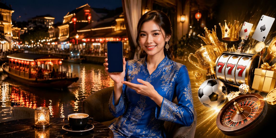 Pemain poker dengan suasana kasino dan bonus deposit